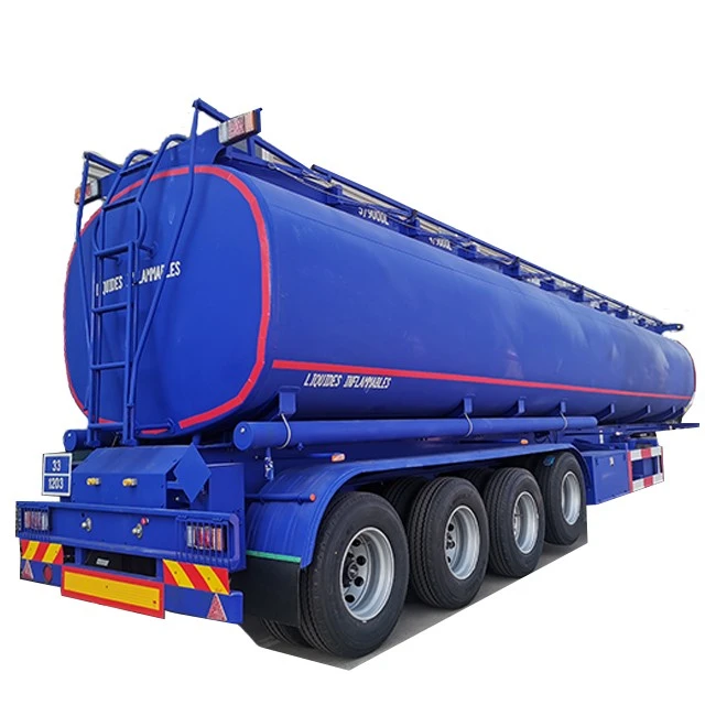 TONGYA Hot Sale 4 Axle Olaj Folyékony Üzemanyag Tartály Pótkocsik Tartály Félpótkocsi